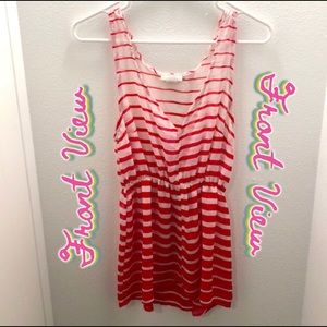 Lipslide striped tank